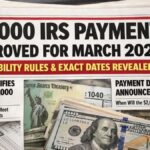 $2,000 IRS Payment Approved for March 2026