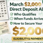 March $2,000 Direct Deposit Alert